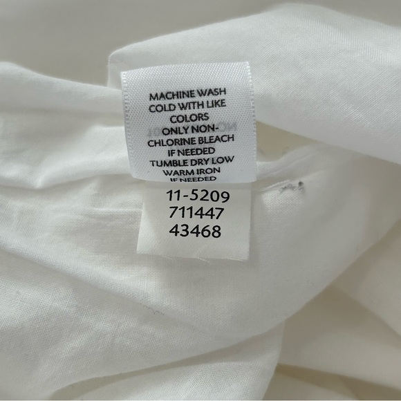 J. Jill Classic White Linen A-Line Skirt XS - Picture 9 of 12